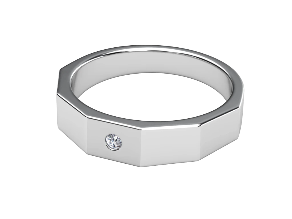 แหวนเพชรผู้ชาย Hugo Horizon