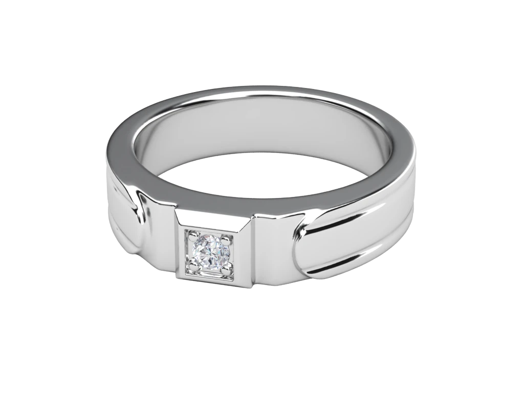 แหวนเพชรผู้ชาย Silas Seal