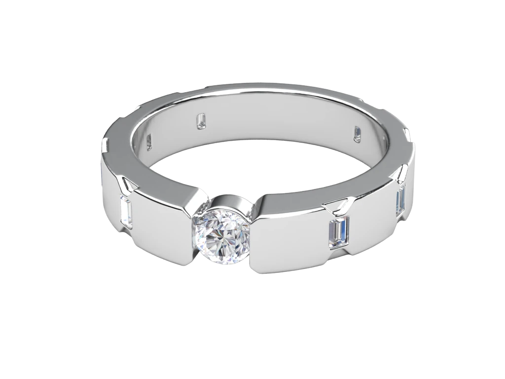 แหวนเพชรผู้ชาย Jett Horizon