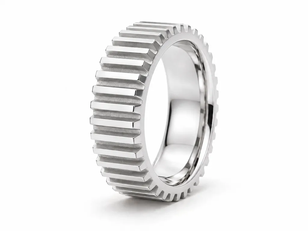 Spur Gear - white gold