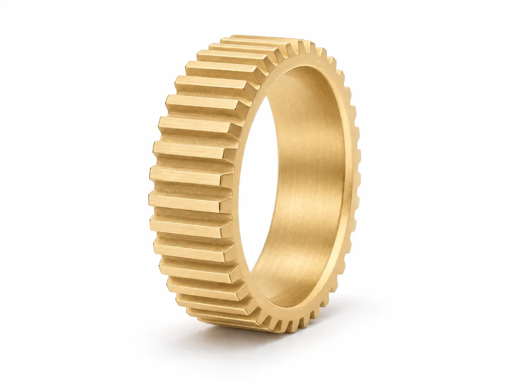 Spur Gear - satin-brushed finish