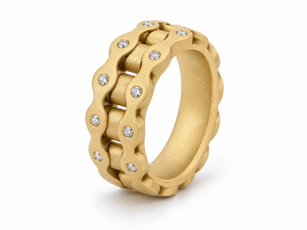 Roller Chain - sandblasted finish