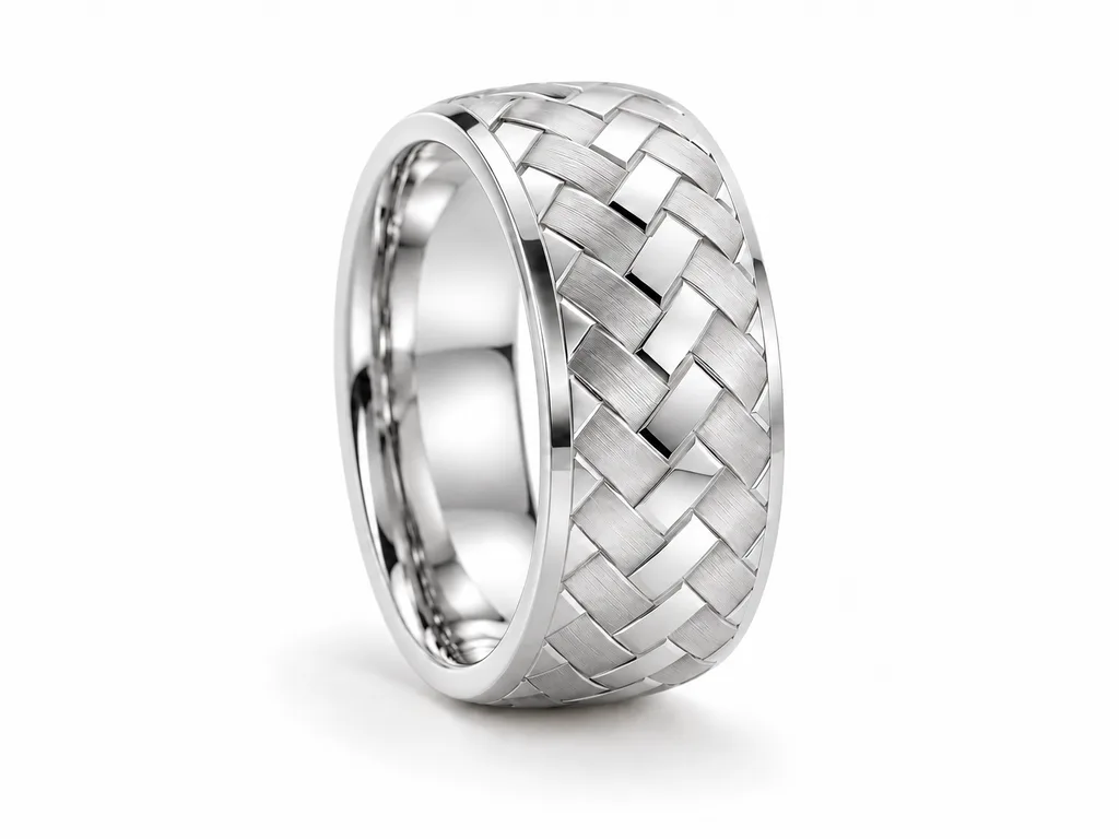 Twill - white gold