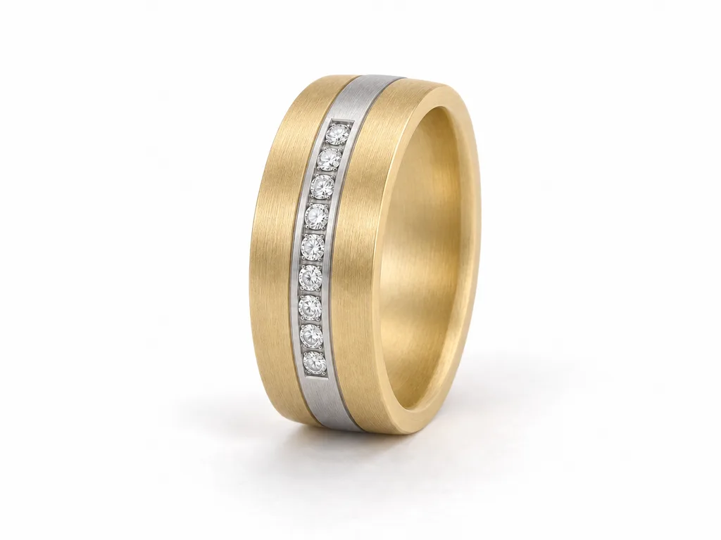Two-Tone Seam - satin-brushed finish