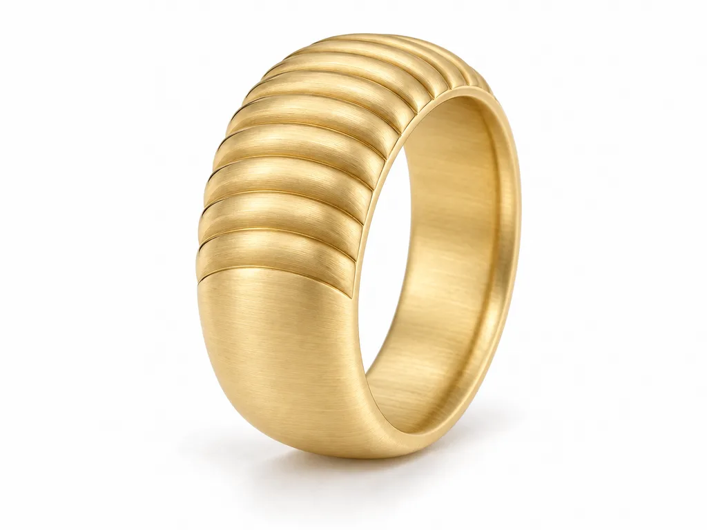 Gadroon Crown - satin-brushed finish