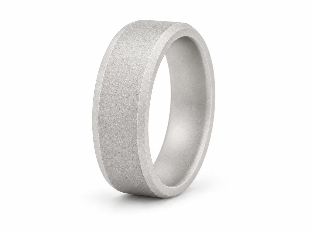 Chamfer - sandblasted finish