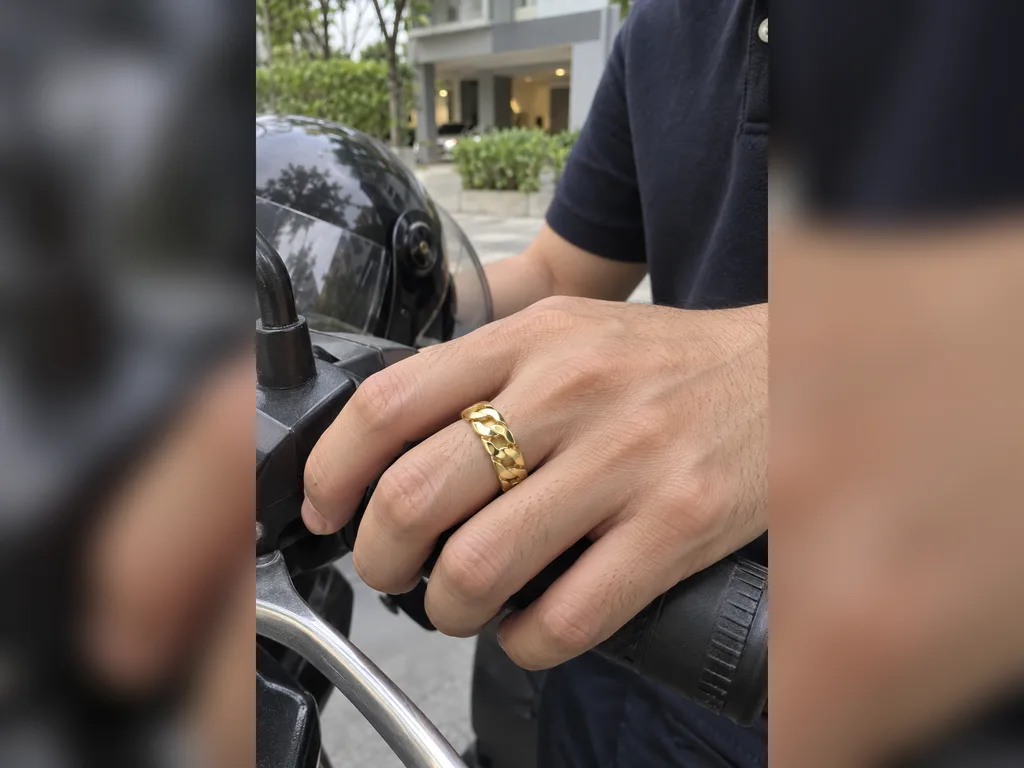 Curb Link - worn on hand