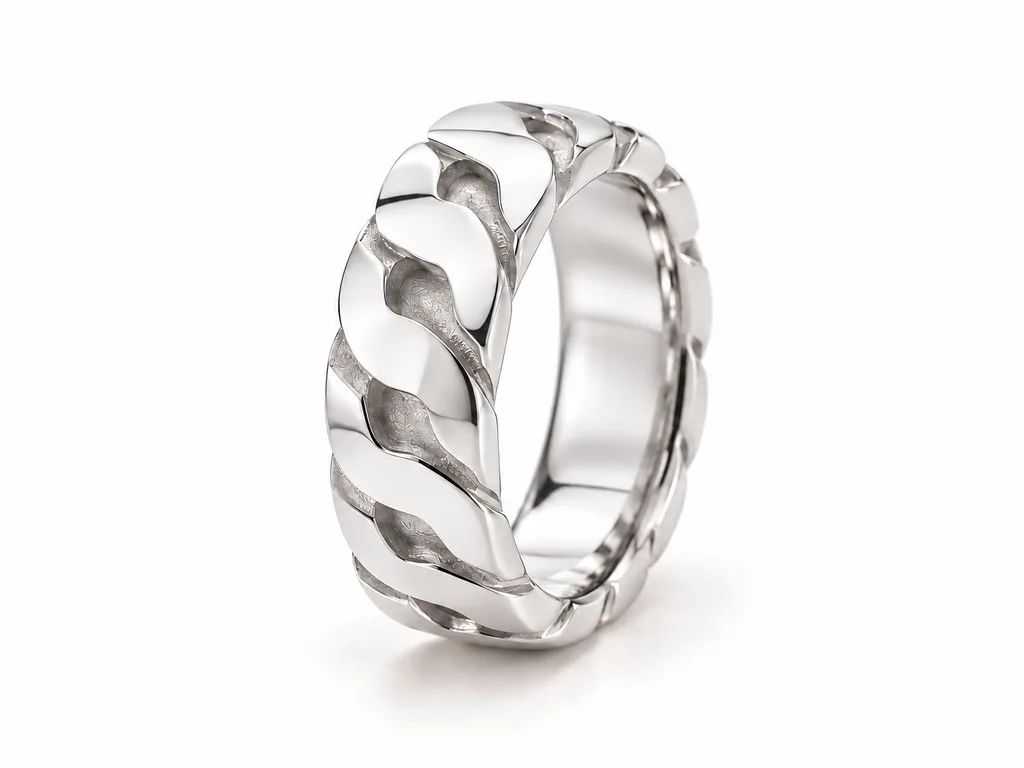 Curb Link - white gold