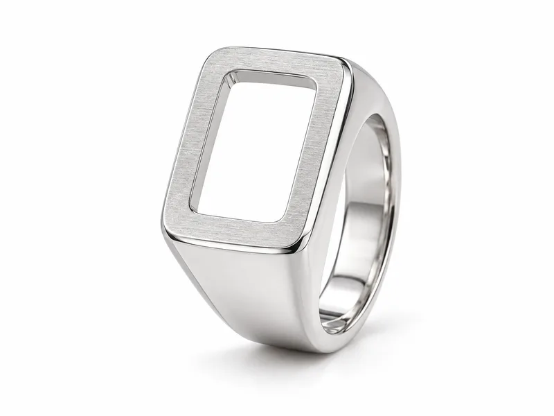 แหวนผู้ชายตรา Aperture Signet