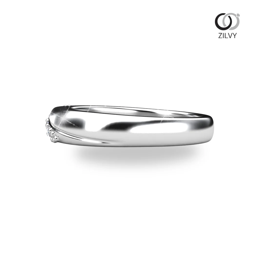 Women's Diamond Ring GR035 - side view