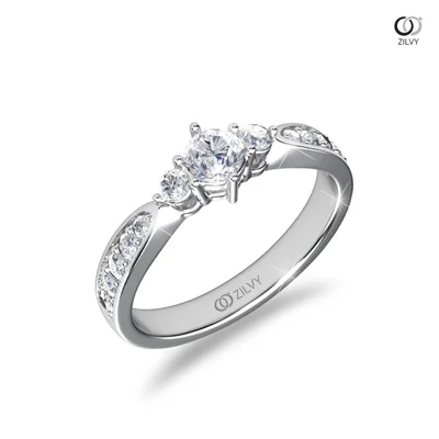 แหวนเพชรผู้หญิง รุ่น GR1004 - ภาพเต็ม