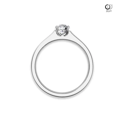 แหวนเพชรผู้หญิง รุ่น GR1005 - มุมหน้า