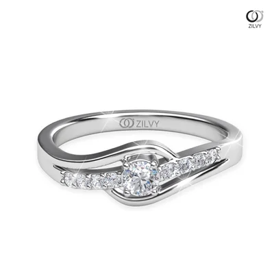 Women's Diamond Ring GR1006 - top view