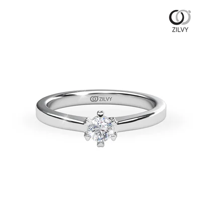 แหวนเพชรผู้หญิง รุ่น GR1008 - มุมบน