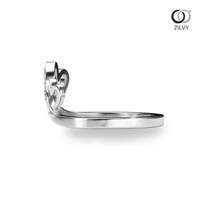 แหวนเพชรผู้หญิง รุ่น GR1011 - มุมข้าง