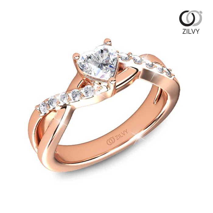 แหวนเพชร Saskia Twist