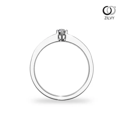 แหวนเพชรผู้หญิง รุ่น GR1016 - มุมหน้า