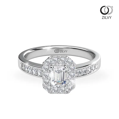 Women's Diamond Ring GR1018 - top view