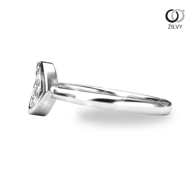 แหวนเพชรผู้หญิง รุ่น GR1020 - มุมข้าง