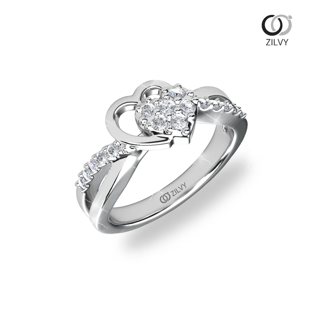 Women's Diamond Ring GR1023 - perspective view