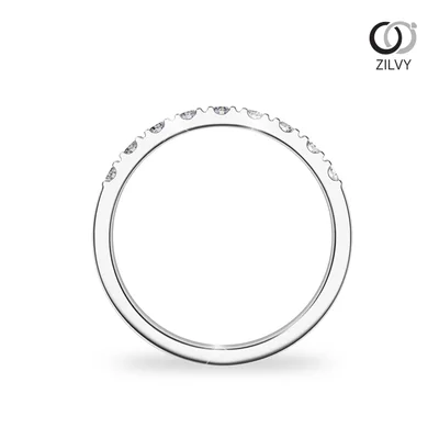 แหวนเพชรผู้หญิง รุ่น GR1024 - มุมหน้า