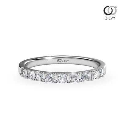 แหวนเพชรผู้หญิง รุ่น GR1024 - มุมบน