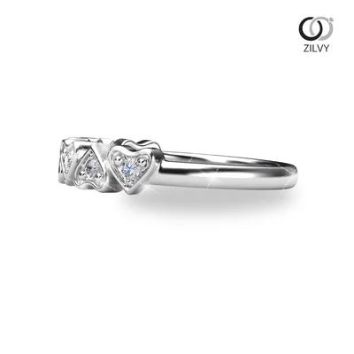 แหวนเพชรผู้หญิง รุ่น GR1025 - มุมข้าง