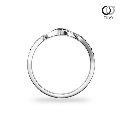 แหวนเพชรผู้หญิง รุ่น GR1031 - มุมหน้า