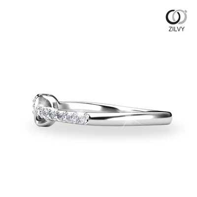 แหวนเพชรผู้หญิง รุ่น GR1032 - มุมข้าง