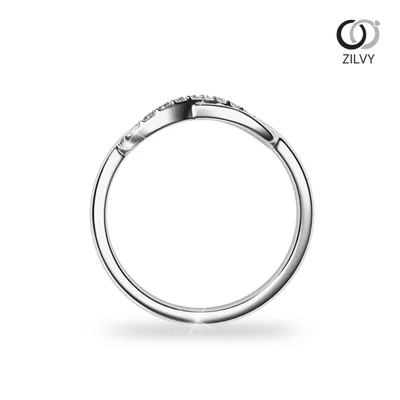 แหวนเพชรผู้หญิง รุ่น GR1033 - มุมหน้า