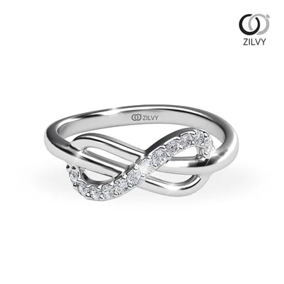 แหวนเพชรผู้หญิง รุ่น GR1033 - มุมบน