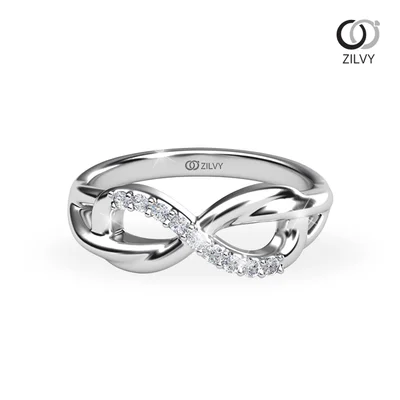 แหวนเพชรผู้หญิง รุ่น GR1034 - มุมบน