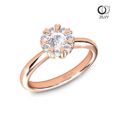 แหวนเพชรผู้หญิง รุ่น GR1035 - ภาพเต็ม