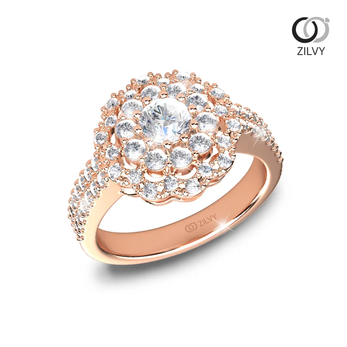 แหวนเพชร Mirabelle Cluster