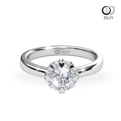 Women's Diamond Ring GR1045 - top view