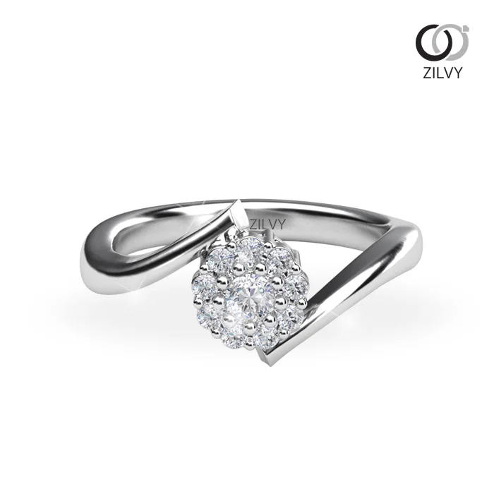 Women's Diamond Ring GR1050 - top view