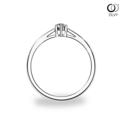 แหวนเพชรผู้หญิง รุ่น GR1059 - มุมบน