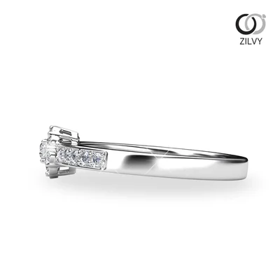 แหวนเพชรผู้หญิง รุ่น GR1060 - มุมข้าง