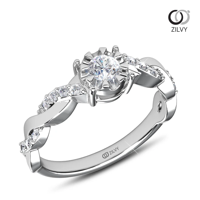 แหวนเพชร Maia Twist