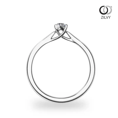 แหวนเพชรผู้หญิง รุ่น GR1067 - มุมหน้า