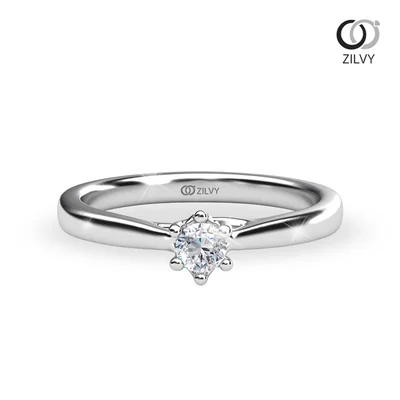 แหวนเพชรผู้หญิง รุ่น GR1067 - มุมบน