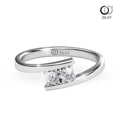 แหวนเพชรผู้หญิง รุ่น GR1070 - มุมบน