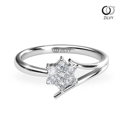 Women's Diamond Ring GR1073 - top view