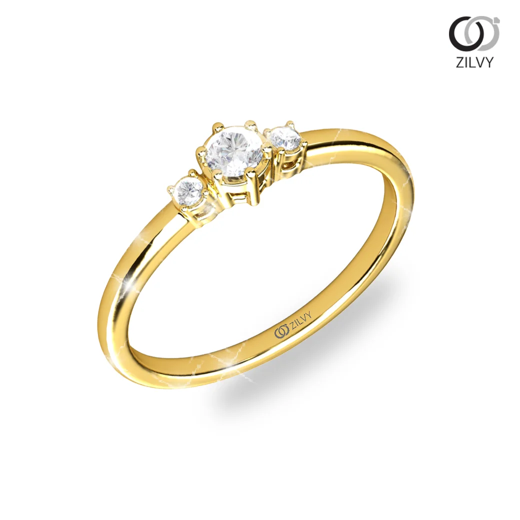 แหวนเพชร Jade Flanked