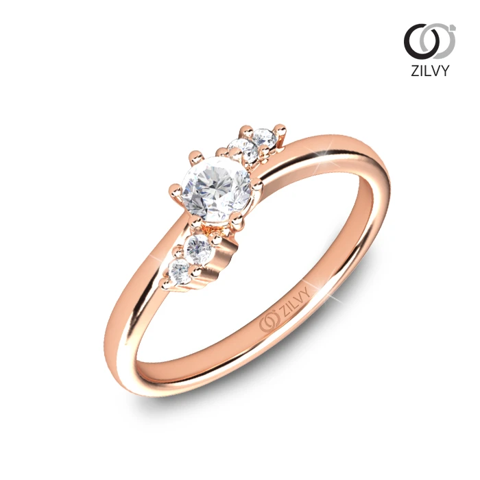 แหวนเพชร Mirabelle Flanked