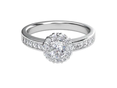 Women's Diamond Ring GR1085 - top view