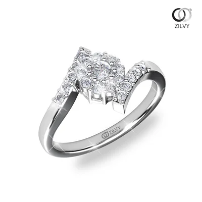 แหวนเพชรผู้หญิง รุ่น GR1095 - ภาพเต็ม