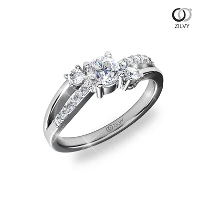 แหวนเพชรผู้หญิง รุ่น GR1096 - มุมเปอร์สเปกทีฟ