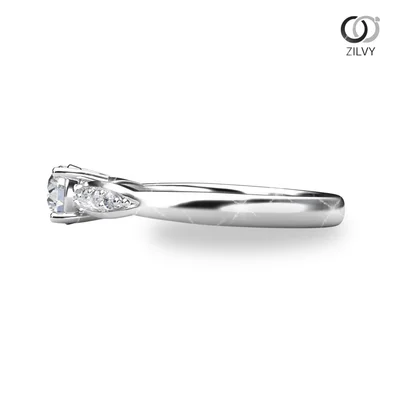 แหวนเพชรผู้หญิง รุ่น GR1101 - มุมข้าง