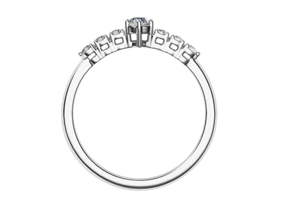 แหวนเพชรผู้หญิง รุ่น GR1103 - มุมหน้า